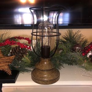 Battery Powered Rustic Lamp